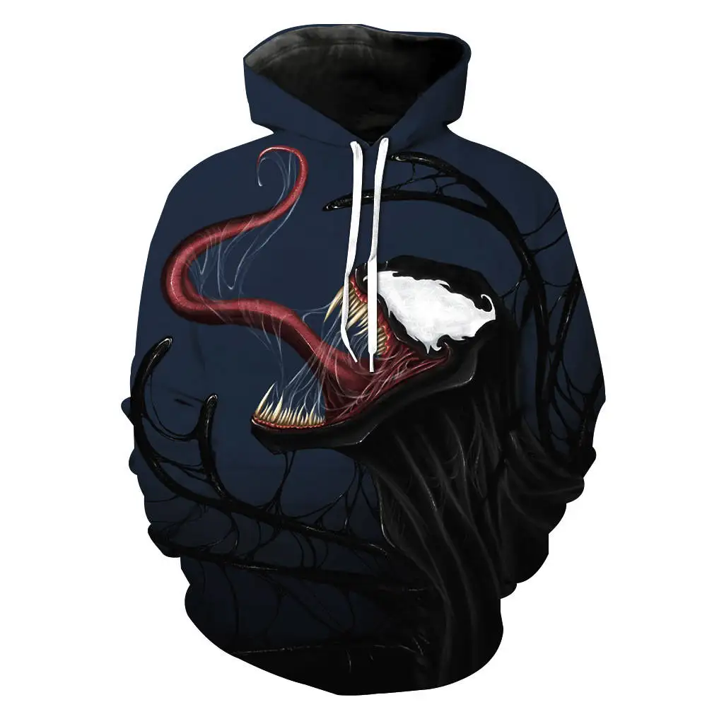 Superhero Venom Hoodies Men Women Sweatshirts Cool Spiderman 3d Hoodie mask venom action figure cosplay Jacket costume clothing
Superhero Venom Hoodies Men Women Sweatshirts Cool Spiderman 3d Hoodie mask venom action figure cosplay Jacket costume clothing