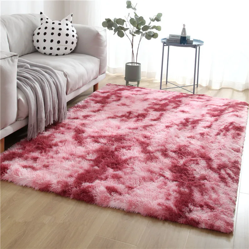 Encryption thick carpet Bedroom plush bedside carpet living room coffee table mat gradient thick floor rug soft skin blanket
Encryption thick carpet Bedroom plush bedside carpet living room coffee table mat gradient thick floor rug soft skin blanket