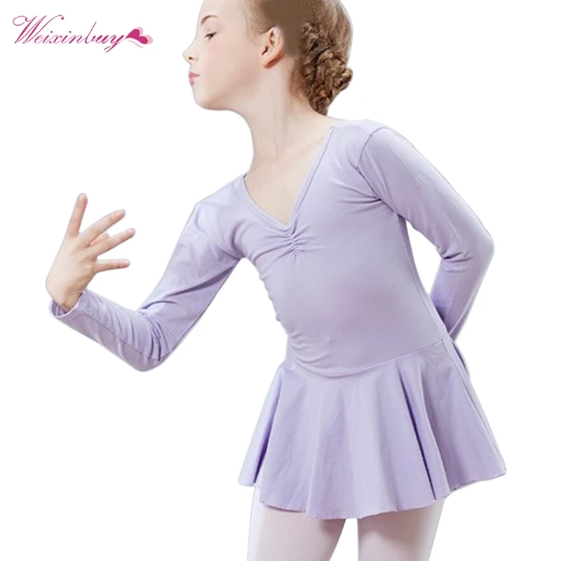 Long sleeved Gymnastics Ballet Dancing Dress Kids Dance Wear Skating Dresses for Girls
Long sleeved Gymnastics Ballet Dancing Dress Kids Dance Wear Skating Dresses for Girls