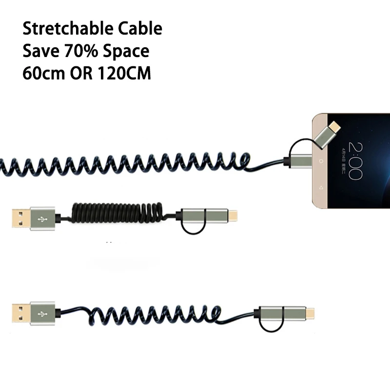 2 in 1 Micro USB TYPE C Cable 2A Fast Charger Spring Data Cable For Samsung galaxy s6 s7 s8 s9 a3 a5 a7 a8 a9 note 2 3 5 8 9 j9
2 in 1 Micro USB TYPE C Cable 2A Fast Charger Spring Data Cable For Samsung galaxy s6 s7 s8 s9 a3 a5 a7 a8 a9 note 2 3 5 8 9 j9