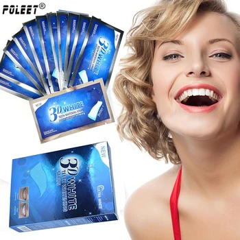 500Pack/Lot Professional 3D Teeth Whitening Strips teeth Bleaching Whiter Gel Strips Double Elastic Dental Bleaching Tools
500Pack/Lot Professional 3D Teeth Whitening Strips teeth Bleaching Whiter Gel Strips Double Elastic Dental Bleaching Tools