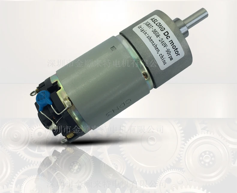 JGB37-3658D high voltage DC gear motor with capacitance low noise motor 12V 24V 120V
JGB37-3658D high voltage DC gear motor with capacitance low noise motor 12V 24V 120V