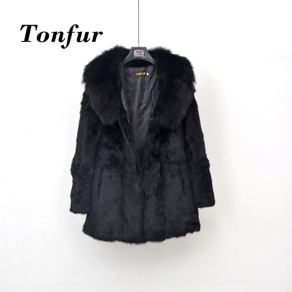 Real Fur Full Pelt Rabbit Fur Coat with Fox Fur Collar Women Long Fox Fur Jacket Free shipping Customized big size TBSR260
Real Fur Full Pelt Rabbit Fur Coat with Fox Fur Collar Women Long Fox Fur Jacket Free shipping Customized big size TBSR260