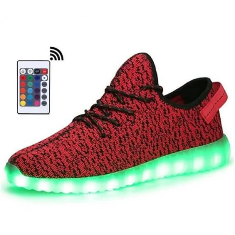 Women Remote Led glowing sneakers Lighted Red shoes for Boy&Girl Casual led shoes for children Flash slippers Luminous Sneakers
Women Remote Led glowing sneakers Lighted Red shoes for Boy&Girl Casual led shoes for children Flash slippers Luminous Sneakers