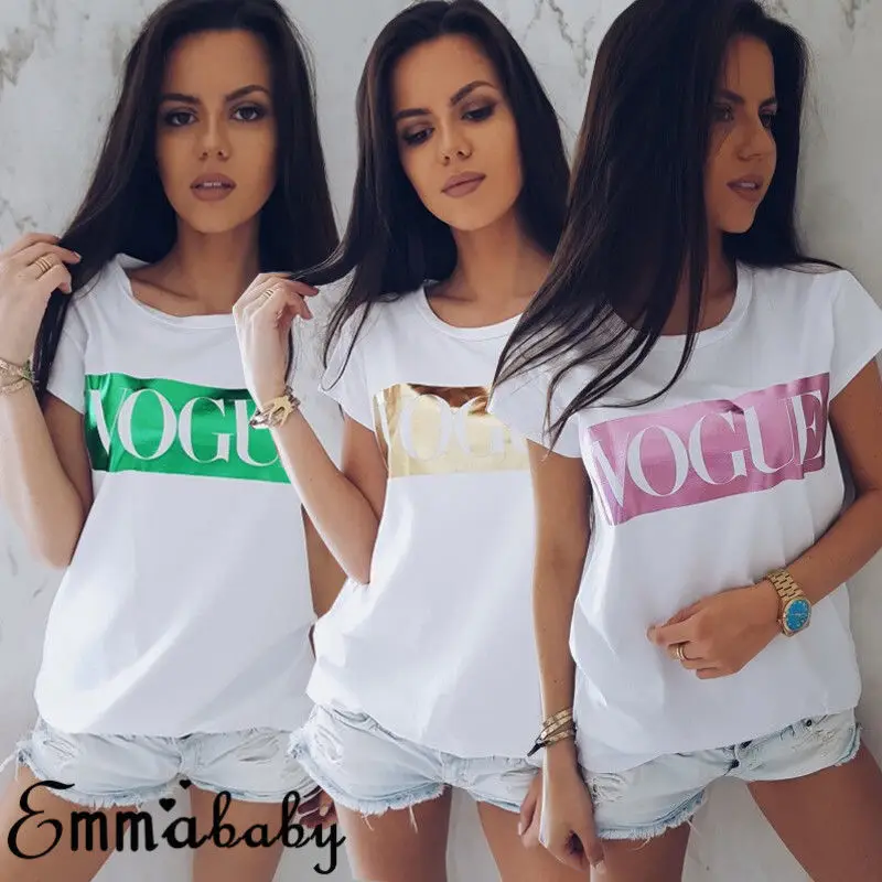 Women Ladies Short Sleeve Top Vogue Slogan Printed Cotton T shirt Female Basic harajuku Hipster tumblr Tee shirt Femme ulzzang
Women Ladies Short Sleeve Top Vogue Slogan Printed Cotton T shirt Female Basic harajuku Hipster tumblr Tee shirt Femme ulzzang