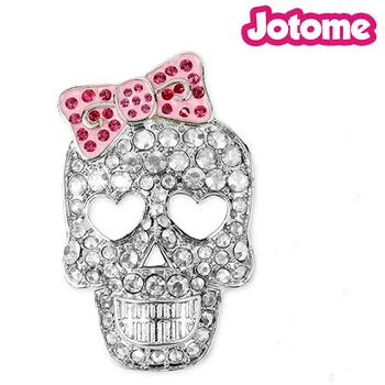 100pcs a lot Silver-Tone Crystal Accent Skull Pin with pink bow for halloween 2 inch
100pcs a lot Silver-Tone Crystal Accent Skull Pin with pink bow for halloween 2 inch