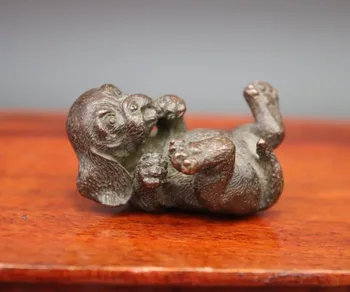 4CM China red Copper Family Animal recumbency pup Pet Dog whippet terrier Statue
4CM China red Copper Family Animal recumbency pup Pet Dog whippet terrier Statue