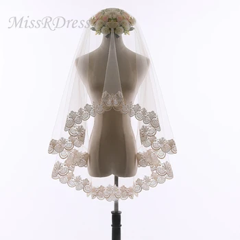 MissRDress Elegant Soft Tulle Bridal Veil Champagne Lace Edge Wedding Veil One Layer Veils For Wedding Accessories JKm53
MissRDress Elegant Soft Tulle Bridal Veil Champagne Lace Edge Wedding Veil One Layer Veils For Wedding Accessories JKm53