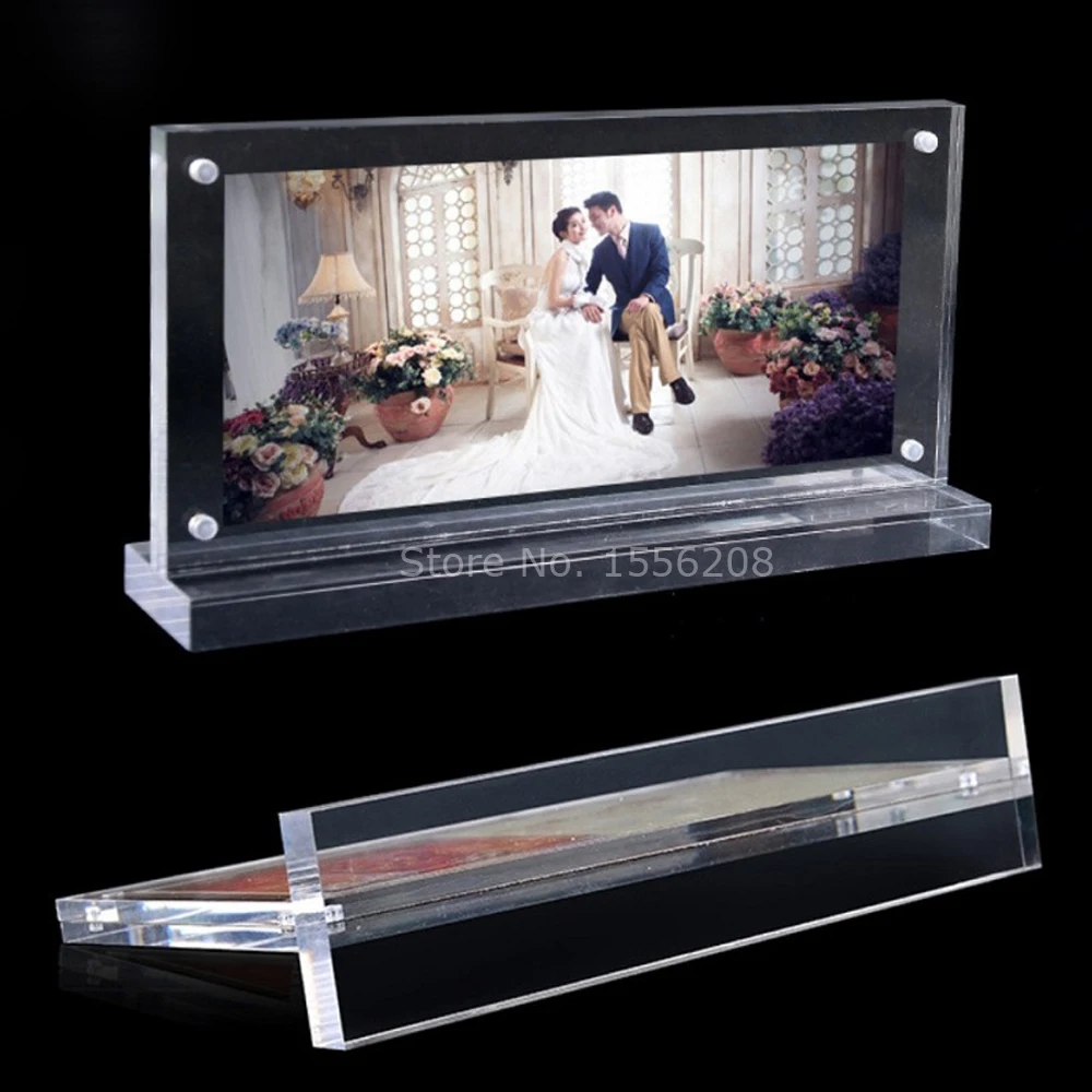 Acrylic Photo Frame 100X200MM Clear Magnet Photo Frame With Stand Double Sided Picture Desktop Frame Holder Display
Acrylic Photo Frame 100X200MM Clear Magnet Photo Frame With Stand Double Sided Picture Desktop Frame Holder Display