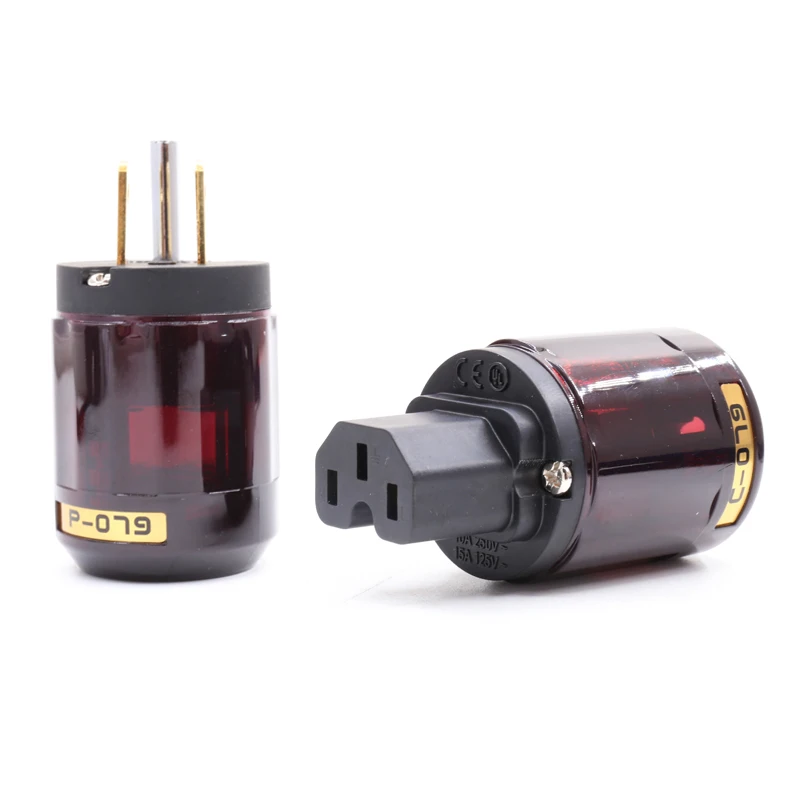 Free shipping P-079 Gold Plated US Power plug + C-079 IEC Connector For audio DIY power cable 1 pair
Free shipping P-079 Gold Plated US Power plug + C-079 IEC Connector For audio DIY power cable 1 pair
