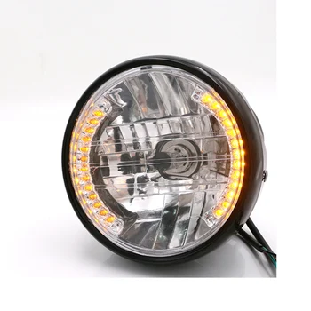 7" inch Motorcycle Headlight Amber LED Turn Signal Light 35W 12V Round LED HeadLamp For Cafe Racer Moto Accessories
7" inch Motorcycle Headlight Amber LED Turn Signal Light 35W 12V Round LED HeadLamp For Cafe Racer Moto Accessories