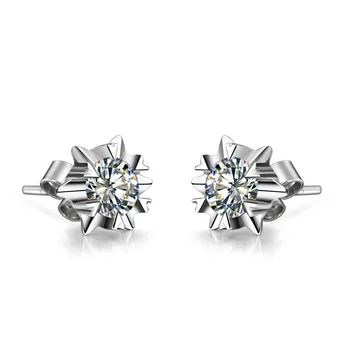 0.6CT jewelry Fine Anti allergic SONA Fine diamond earrings stud for women white gold Cover wedding earrings for girl
0.6CT jewelry Fine Anti allergic SONA Fine diamond earrings stud for women white gold Cover wedding earrings for girl