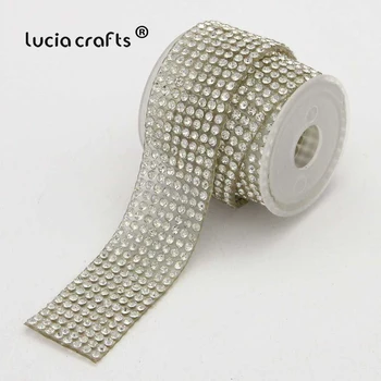 Lucia Crafts Hot Fix Silver Rhinestones Chain Crystal DIY Iron On Dress Ornament Accessories C0807
Lucia Crafts Hot Fix Silver Rhinestones Chain Crystal DIY Iron On Dress Ornament Accessories C0807