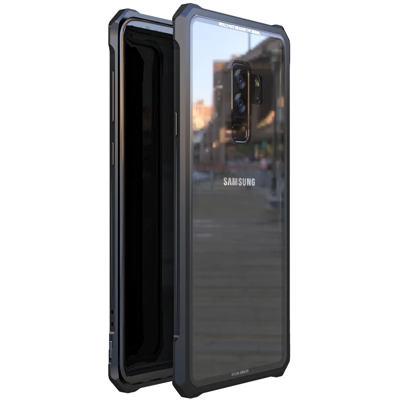 Для samsung S9 S8 Plus Note9 Bumper Note 9 8 чехол металлический алюминий рамка с прозрачным