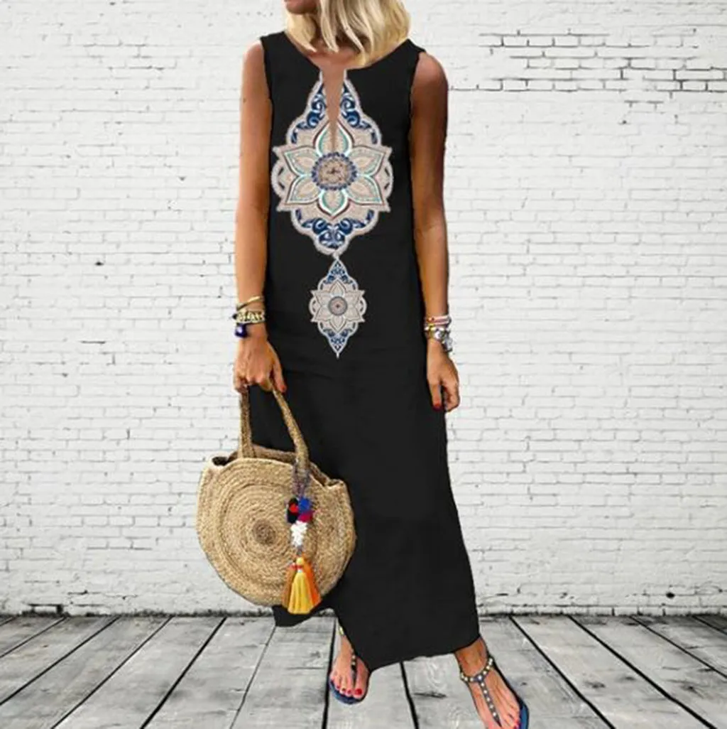 JAYCOSIN Sundress Women Maxi Dress Robe Femme Printed Sexy V Neck Vestidos 2019 Summer Sleeveless Split Beach Party Dress 620W
JAYCOSIN Sundress Women Maxi Dress Robe Femme Printed Sexy V Neck Vestidos 2019 Summer Sleeveless Split Beach Party Dress 620W
