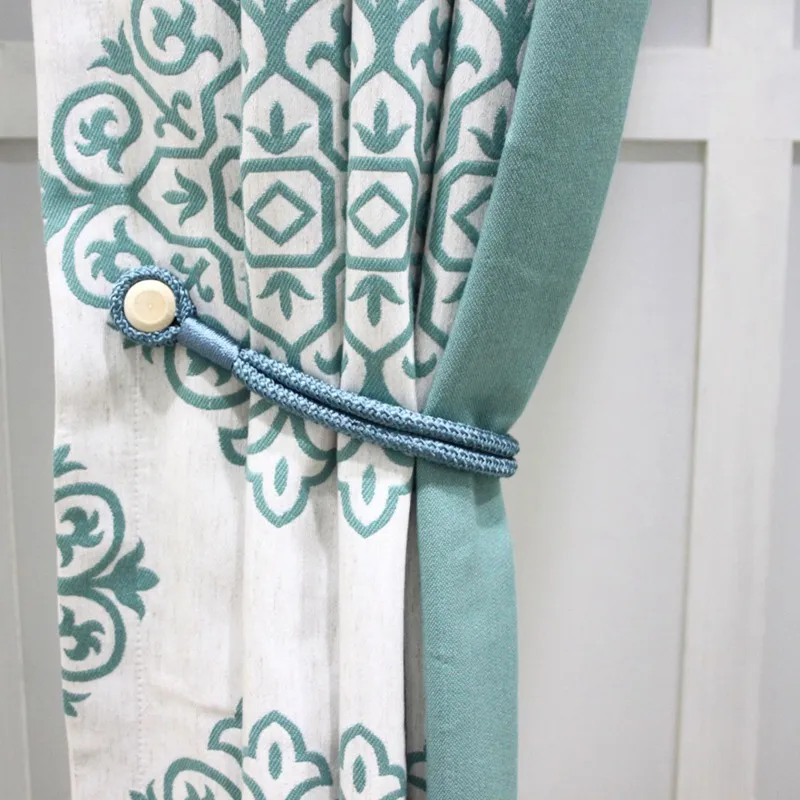 Magnetic Curtain Tieback Braided Spherical Chain Buckle Drapery Holdback Clip Holders Home Decor
Magnetic Curtain Tieback Braided Spherical Chain Buckle Drapery Holdback Clip Holders Home Decor