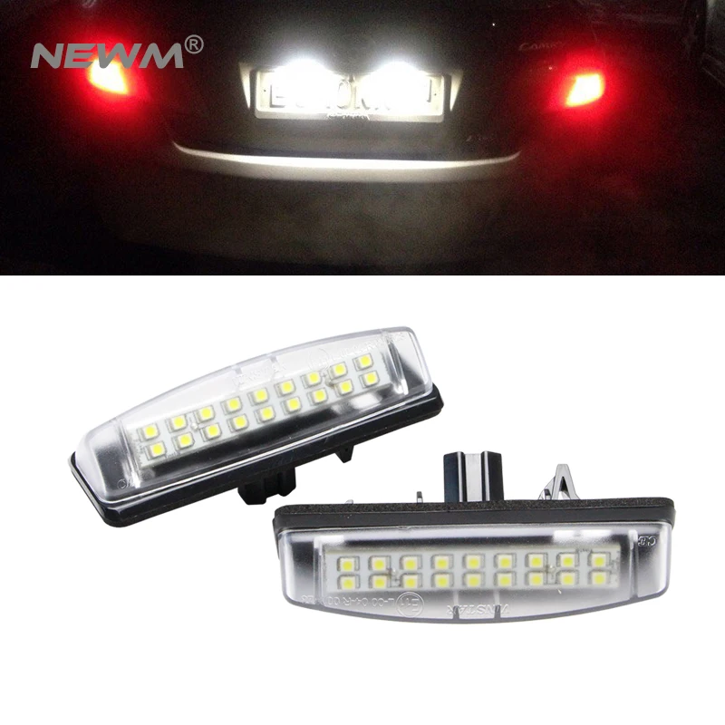 2Pcs/Set LED Number License Plate Lights For Toyota Camry/Aurion Avensis Verso Echo Prius for MITSUBISHI Grandis Colt plus
2Pcs/Set LED Number License Plate Lights For Toyota Camry/Aurion Avensis Verso Echo Prius for MITSUBISHI Grandis Colt plus