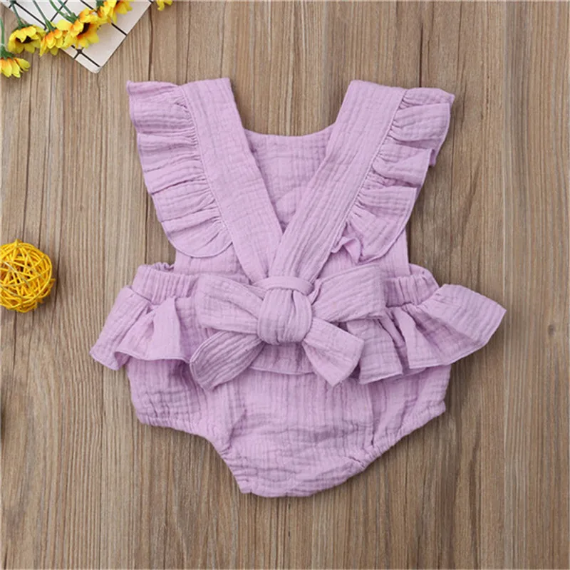 Newborn Baby Girls Ruffle Romper Bodysuit Jumpsuit Sunsuit One-Pieces Outfits Sleeveless Body suit Fashionable Cotton
Newborn Baby Girls Ruffle Romper Bodysuit Jumpsuit Sunsuit One-Pieces Outfits Sleeveless Body suit Fashionable Cotton