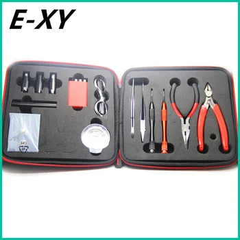 E-XY 2nd generation Coil Tool Kit DIY Kit For RDA RBA RTA RDTA Atomizer Professional DIY Tool Bag Coiling Kit E Cig Accessories
E-XY 2nd generation Coil Tool Kit DIY Kit For RDA RBA RTA RDTA Atomizer Professional DIY Tool Bag Coiling Kit E Cig Accessories