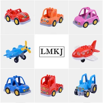 Big Size Diy Classic City Traffic Series Building Blocks Assemble Car Bricks Compatible with Duploed Toys For Children kids gift
Big Size Diy Classic City Traffic Series Building Blocks Assemble Car Bricks Compatible with Duploed Toys For Children kids gift