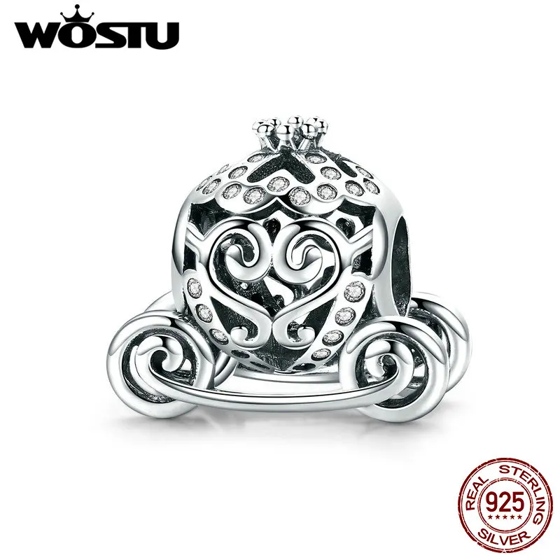 WOSTU New Arrival Genuine 925 Sterling Silver Fairy Tale Cute Pumpkin Car Crown Bead Charm For Women Brand Bracelet Gift DXC792
WOSTU New Arrival Genuine 925 Sterling Silver Fairy Tale Cute Pumpkin Car Crown Bead Charm For Women Brand Bracelet Gift DXC792