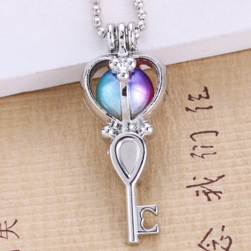 6pcs Silver Love Key Pearl Cage Jewelry Making Bead Cage Pendant Essential Oil Diffuser Locket For Oyster Pearl Fun Gift
6pcs Silver Love Key Pearl Cage Jewelry Making Bead Cage Pendant Essential Oil Diffuser Locket For Oyster Pearl Fun Gift
