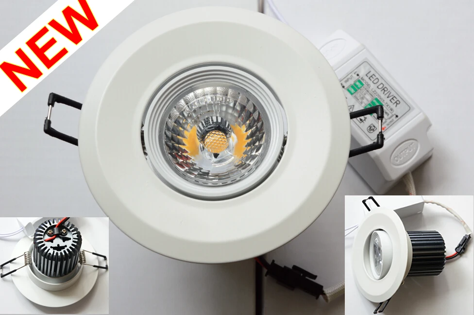 Cob Led Downlights Dimmable 7W 9W 110V 220V Led Spot Light Recessed Lights Cabinets Spot Led Plafond 3000K 4000K 6000K
Cob Led Downlights Dimmable 7W 9W 110V 220V Led Spot Light Recessed Lights Cabinets Spot Led Plafond 3000K 4000K 6000K