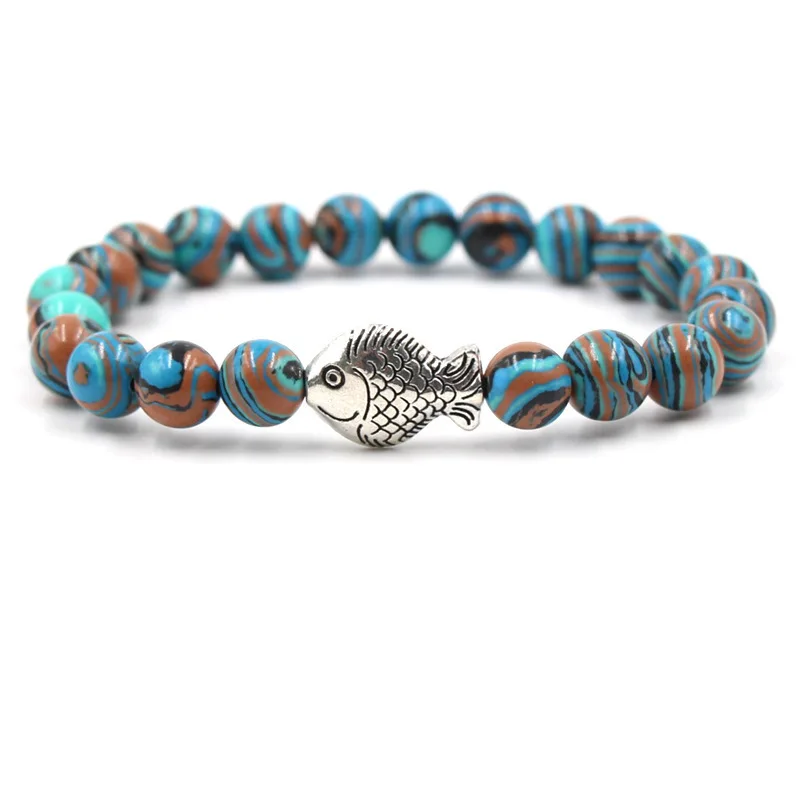 2019 Multicolor Malachite Silver Elastic String Colour White For Men Women Romantic Jewelry Bracelet Chain Male Lady fish
2019 Multicolor Malachite Silver Elastic String Colour White For Men Women Romantic Jewelry Bracelet Chain Male Lady fish