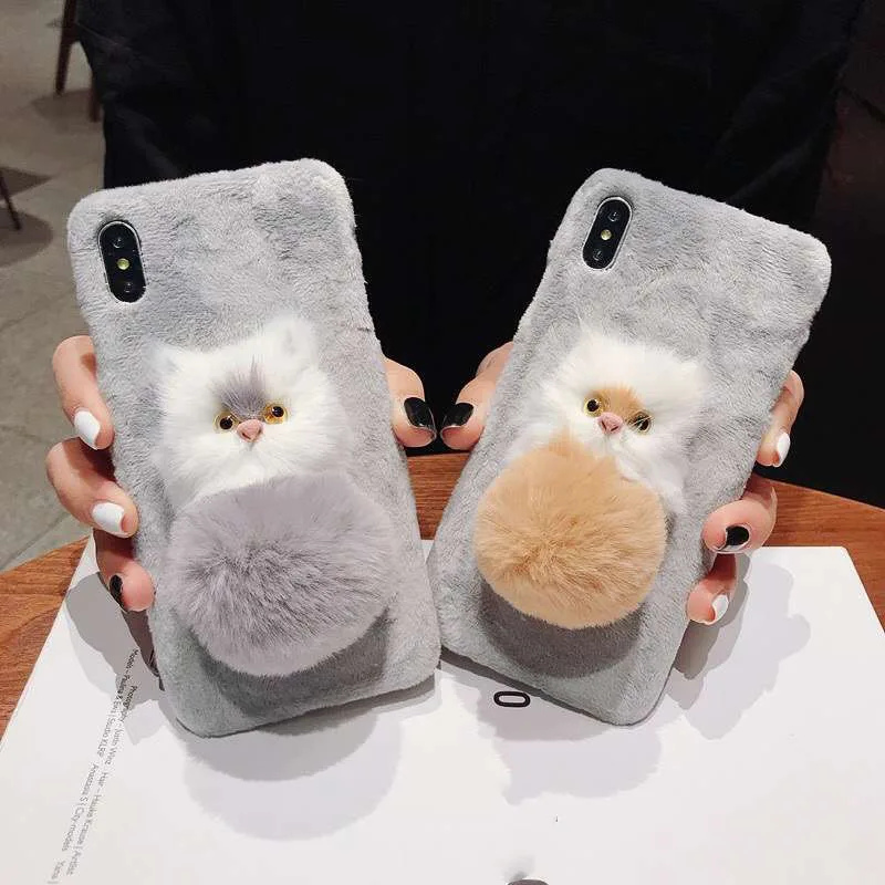 Cut winter Hairball Cat Kick stand Phone case For iPhone 5 6 6Plus 8 7Plus 8Plus X XS XR XSMax Back Case Coque
Cut winter Hairball Cat Kick stand Phone case For iPhone 5 6 6Plus 8 7Plus 8Plus X XS XR XSMax Back Case Coque
