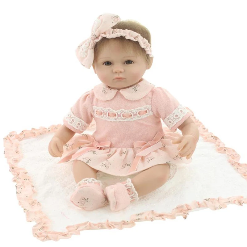 NPKCOLLECTION 18 Inches Lifelike Doll Baby Soft Silicone Vinyl Real Touch Doll Lovely Baby Gift For Little Girl
NPKCOLLECTION 18 Inches Lifelike Doll Baby Soft Silicone Vinyl Real Touch Doll Lovely Baby Gift For Little Girl