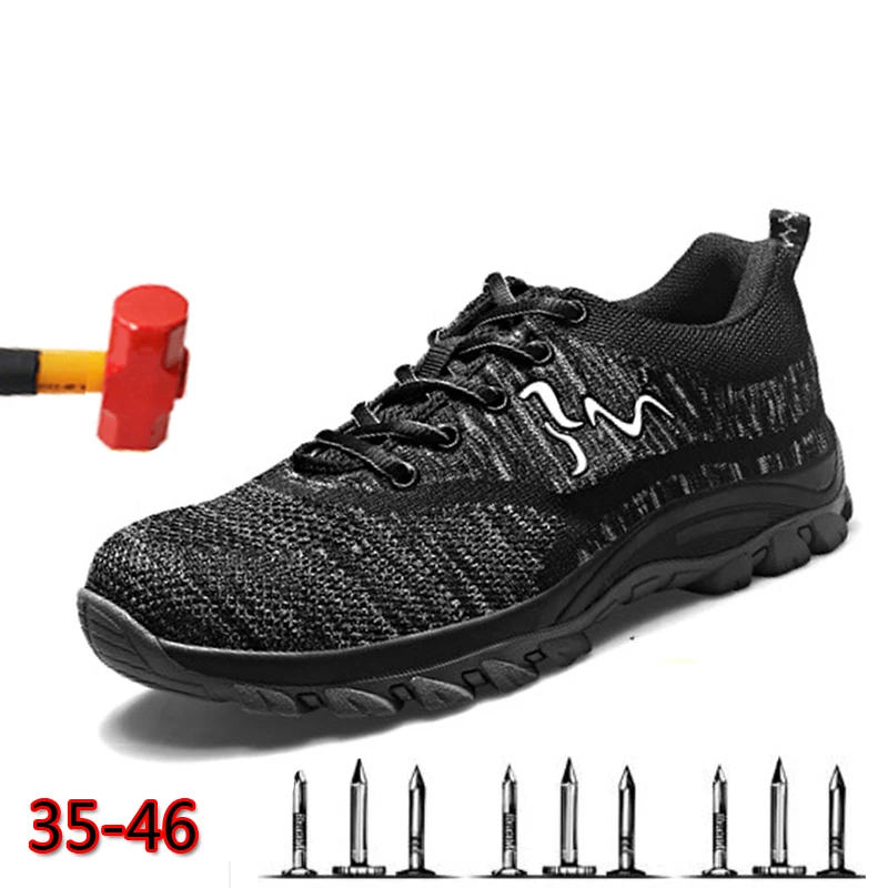 Safety Shoes Vulcanized Labor Insurance Shoes Breathable Mesh Work Shoes Anti-puncture Anti-puncture Steel Toe Safety Chuteira
Safety Shoes Vulcanized Labor Insurance Shoes Breathable Mesh Work Shoes Anti-puncture Anti-puncture Steel Toe Safety Chuteira