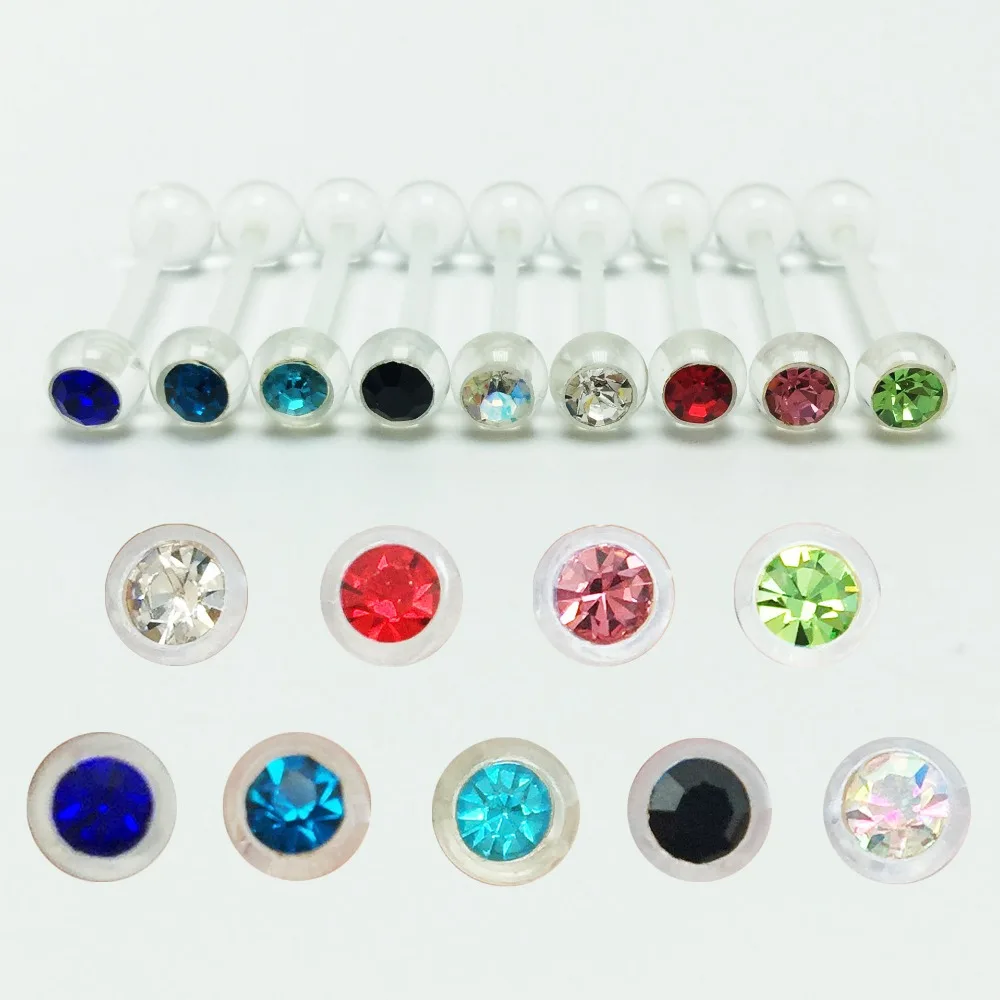 1 piece free shipping women's tongue rings piercing bars soft acrylic 1.6mm 14G anti-allergic body jewelry pircing for girls
1 piece free shipping women's tongue rings piercing bars soft acrylic 1.6mm 14G anti-allergic body jewelry pircing for girls