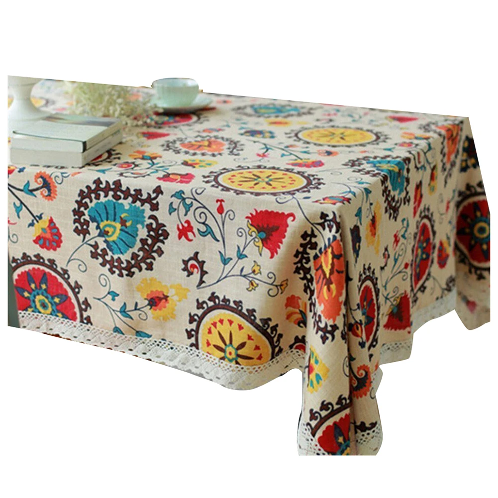 Vintage Square Cotton Linen Lace Sun Flower Tablecloth Washable Tablecloth Dinner Picnic Table Cloth Home Decoration Assorted
Vintage Square Cotton Linen Lace Sun Flower Tablecloth Washable Tablecloth Dinner Picnic Table Cloth Home Decoration Assorted