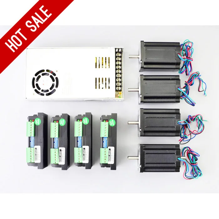 4 Axis CNC Kit 3.1Nm/439oz.in Nema 24 Stepper Motor & Driver CNC Mill Router Lathe Robot
4 Axis CNC Kit 3.1Nm/439oz.in Nema 24 Stepper Motor & Driver CNC Mill Router Lathe Robot