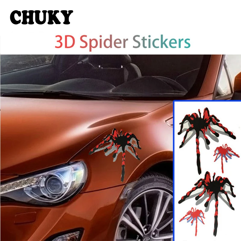 CHUKY Car Styling 3D Cool spider stickers For Volvo S60 s90 xc90 s80 Land Rover Skoda Octavia A7 A5 Rapid Superb Kia Accessories
CHUKY Car Styling 3D Cool spider stickers For Volvo S60 s90 xc90 s80 Land Rover Skoda Octavia A7 A5 Rapid Superb Kia Accessories