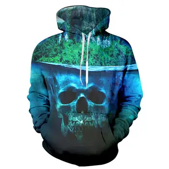 2018 Autumn Winter Fashion Men/women Hoodies With Cap Print Skull Hooded Hoody 3d Sweatshirts Casual Long Sleeves Pullovers Tops
2018 Autumn Winter Fashion Men/women Hoodies With Cap Print Skull Hooded Hoody 3d Sweatshirts Casual Long Sleeves Pullovers Tops