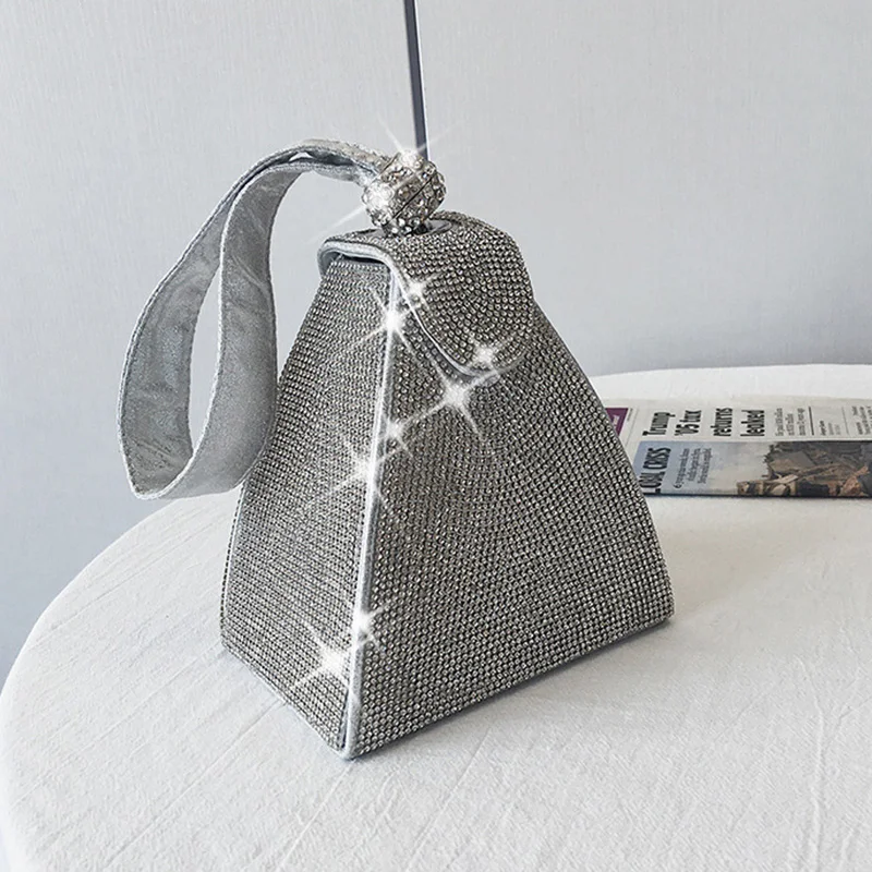 JHD-Vintage Diamond Bridal Wedding Wallet Mini Gray Pyramid Party Tote Crystal Evening Clutch
JHD-Vintage Diamond Bridal Wedding Wallet Mini Gray Pyramid Party Tote Crystal Evening Clutch