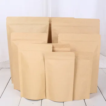 100pcs Inner aluminum self-supporting self-sealing kraft paper bag coffee candy tea food packaging bags
100pcs Inner aluminum self-supporting self-sealing kraft paper bag coffee candy tea food packaging bags