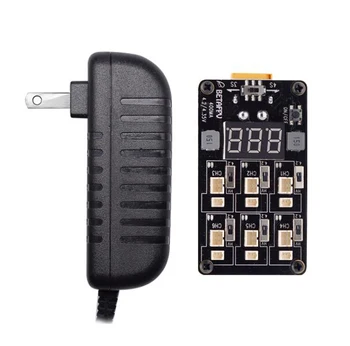12-16V 6in1 Parallel Charger 1S Lipo Battery Charging Hub For Indoor FPV Mini Quadcotper Drone High-voltage
12-16V 6in1 Parallel Charger 1S Lipo Battery Charging Hub For Indoor FPV Mini Quadcotper Drone High-voltage
