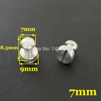 free shipping 7 stainless steel wallet bag screw belt Rivet Pacifier nail head monk diy handmade leather key case hardware part
free shipping 7 stainless steel wallet bag screw belt Rivet Pacifier nail head monk diy handmade leather key case hardware part