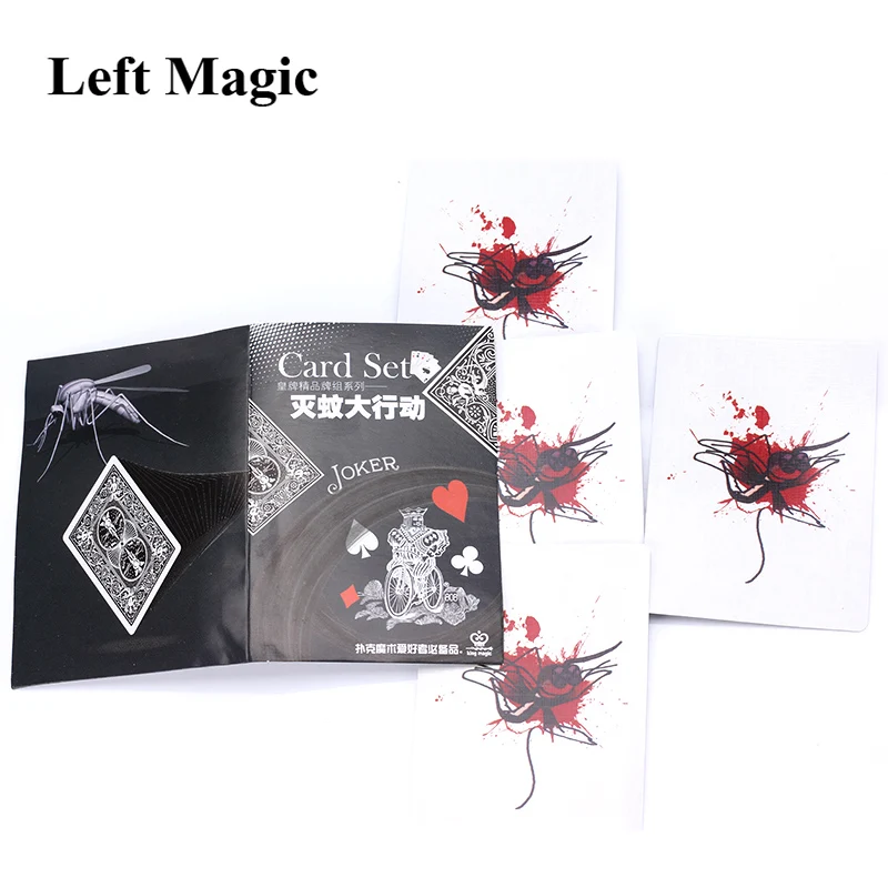 Mosquito Action Children Magic Props Magic Card Sets Magic Trick Mentalism Illusion Funny Close Up Magic Toy
Mosquito Action Children Magic Props Magic Card Sets Magic Trick Mentalism Illusion Funny Close Up Magic Toy