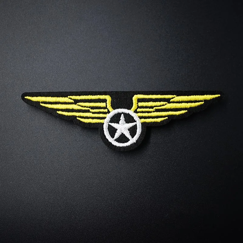 Wing (Size:2.8x9.7cm) DIY Cloth Badges Mend Decorate Patch Jeans Bag Hat Clothes Apparel Sewing Decoration Applique Patches
Wing (Size:2.8x9.7cm) DIY Cloth Badges Mend Decorate Patch Jeans Bag Hat Clothes Apparel Sewing Decoration Applique Patches