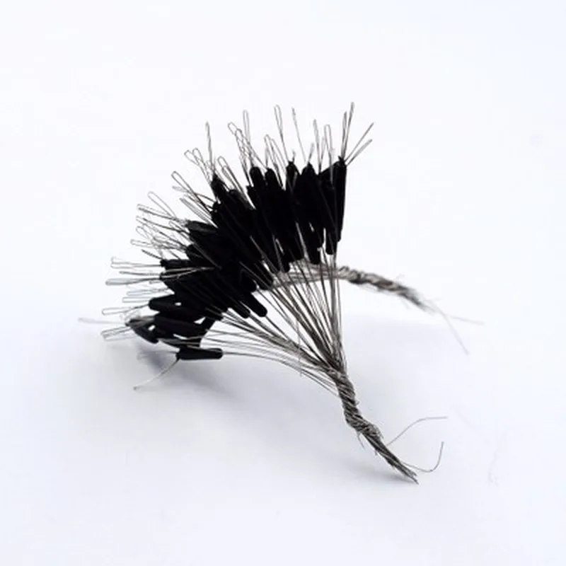Hot 50pcs Double Hooks Contactor Device Fishing Line Space Bifurcation Eight Type Space Bean Line Swivel Tying Tool
Hot 50pcs Double Hooks Contactor Device Fishing Line Space Bifurcation Eight Type Space Bean Line Swivel Tying Tool