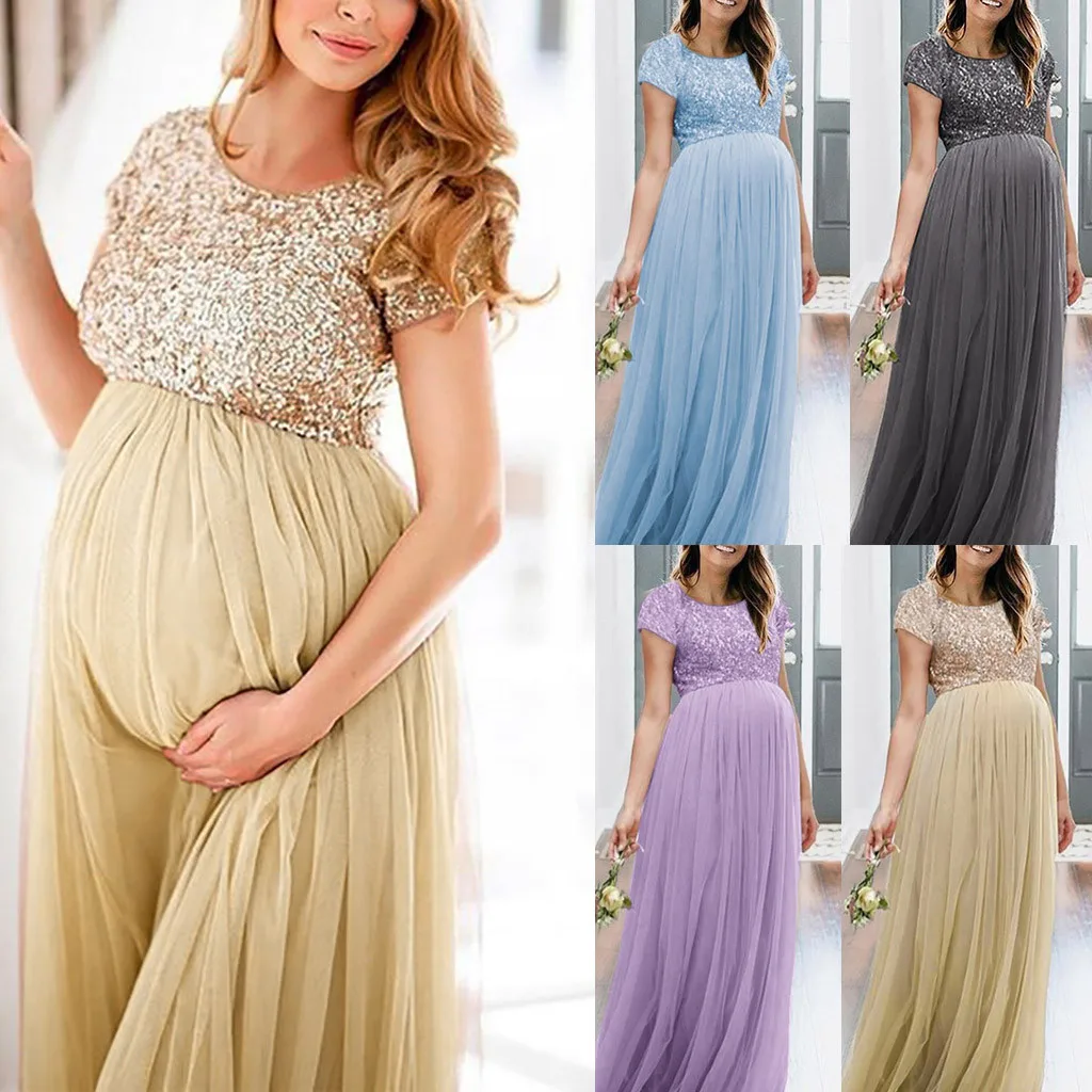 Maternity Long Dresses Women O-Neck Short Sleeve Fancy Popular Maxi Gown Dress Pregnancy Dress Photography Premama Summer Dress
Maternity Long Dresses Women O-Neck Short Sleeve Fancy Popular Maxi Gown Dress Pregnancy Dress Photography Premama Summer Dress