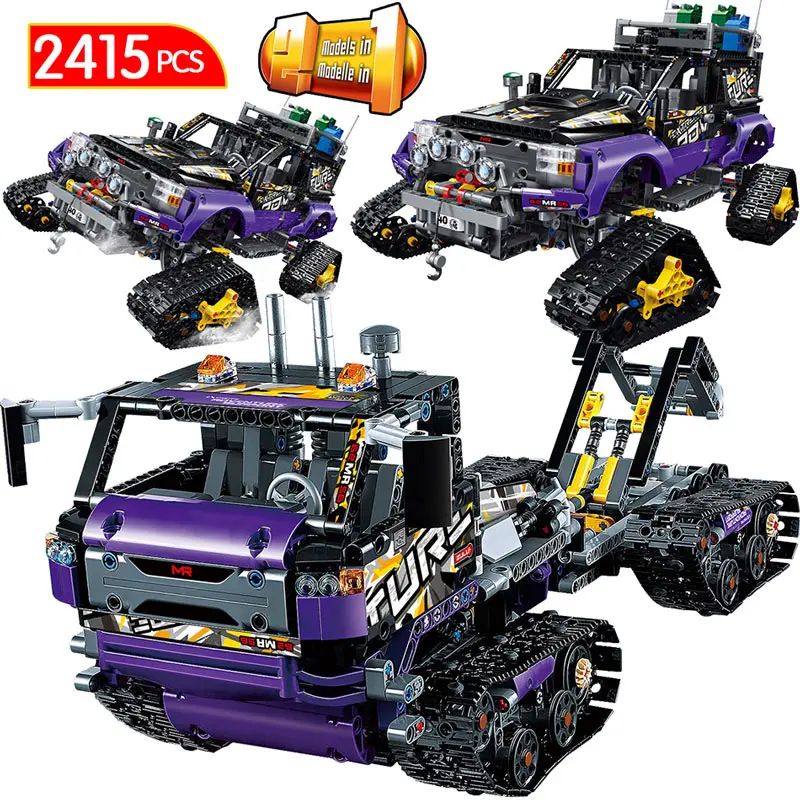 2415PCS Technolgy Extreme Snow Rover Series Blocks Compatible LegoINGLYS City Technic Cover Truck Bricks 2 IN 1 Toys For Boys
2415PCS Technolgy Extreme Snow Rover Series Blocks Compatible LegoINGLYS City Technic Cover Truck Bricks 2 IN 1 Toys For Boys