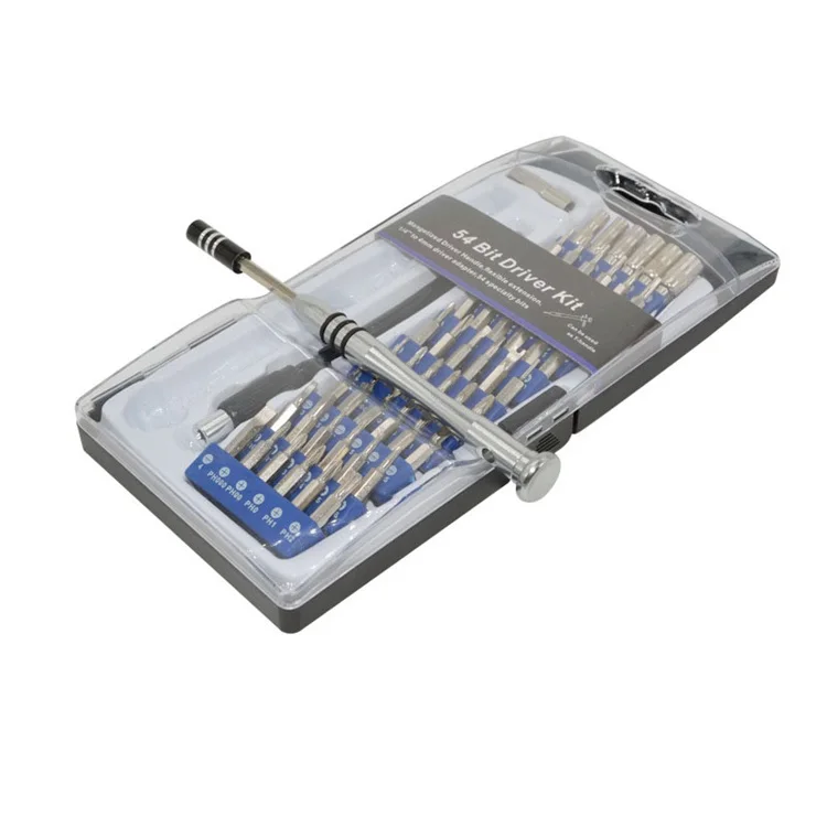 54 bits in 1 Multitool Precision Screwdriver Bit Set Torx Triangle Magnetic Screw Driver Drill For phone Tablet PC Repairment
54 bits in 1 Multitool Precision Screwdriver Bit Set Torx Triangle Magnetic Screw Driver Drill For phone Tablet PC Repairment