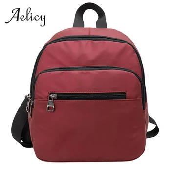 Aelicy Unisex Casual Travle Backpack Men Small Quality Nylon Waterproof Students Satchel Women Wild Solid Mini Shoulder Bag New
Aelicy Unisex Casual Travle Backpack Men Small Quality Nylon Waterproof Students Satchel Women Wild Solid Mini Shoulder Bag New