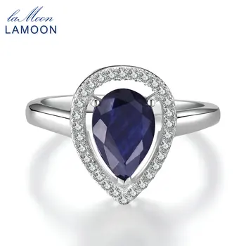 LAMOON 100% Real Sapphire Ring 925 Sterling Silver Jewelry Crown Rings for Women Platinum Plated Water Drop Wedding Bands RI054
LAMOON 100% Real Sapphire Ring 925 Sterling Silver Jewelry Crown Rings for Women Platinum Plated Water Drop Wedding Bands RI054