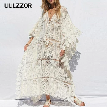 UULZZOR 2019 Sexy hollow out long dress beachwear Cover-Ups Long Beachwear Knitted See through Swimming cover up
UULZZOR 2019 Sexy hollow out long dress beachwear Cover-Ups Long Beachwear Knitted See through Swimming cover up