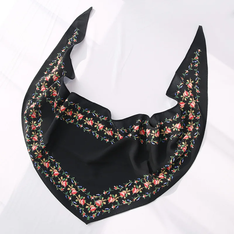 Yishine 23x97CM 4Colors Women Polyester Silk Scarf Triangular Bandage Flower Rattan Prints Summer Satin Long Wraps Scarf Shawl
Yishine 23x97CM 4Colors Women Polyester Silk Scarf Triangular Bandage Flower Rattan Prints Summer Satin Long Wraps Scarf Shawl